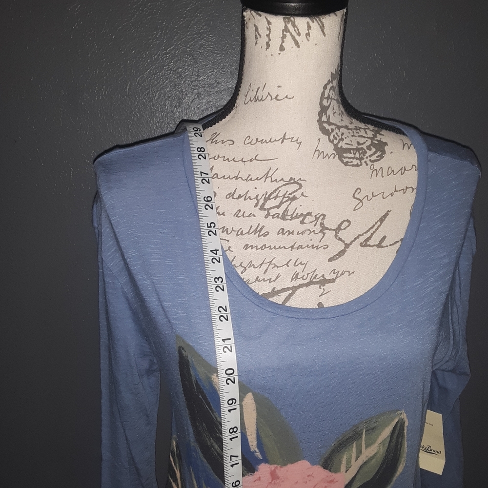 LUCKY BRAND FLORAL TUNIC - Picture 10 of 10